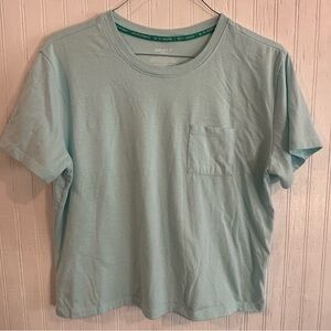 JOYSPUN, Blue T-Shirt with Pocket
